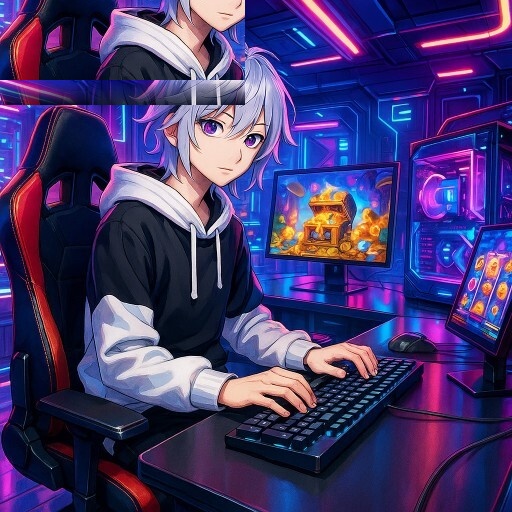 Imagem promocional da 77SS mostrando a plataforma e suas vantagens